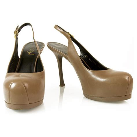 slingback ysl heels|ysl platform heels.